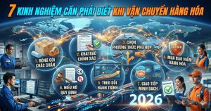 7 Kinh Nghiệm Cần Phải Biết Khi Vận Chuyển Hàng Hóa